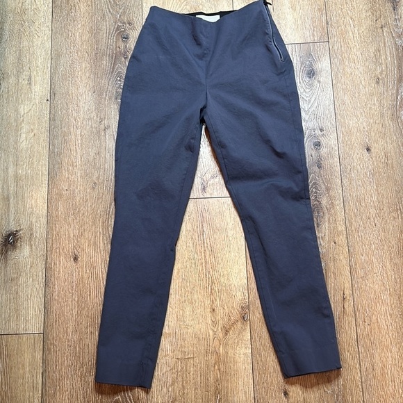 Everlane The Side Zip Stretch Cotton Pant in Slate Gray Size 2 - Picture 3 of 10